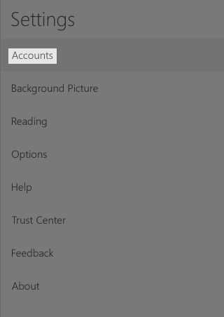 Windows 10 Mail Account Settings
